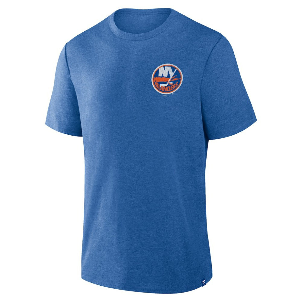 New York Islanders - Fanatics Fan Lanes Tri-Blend T-Shirt Heather Royal