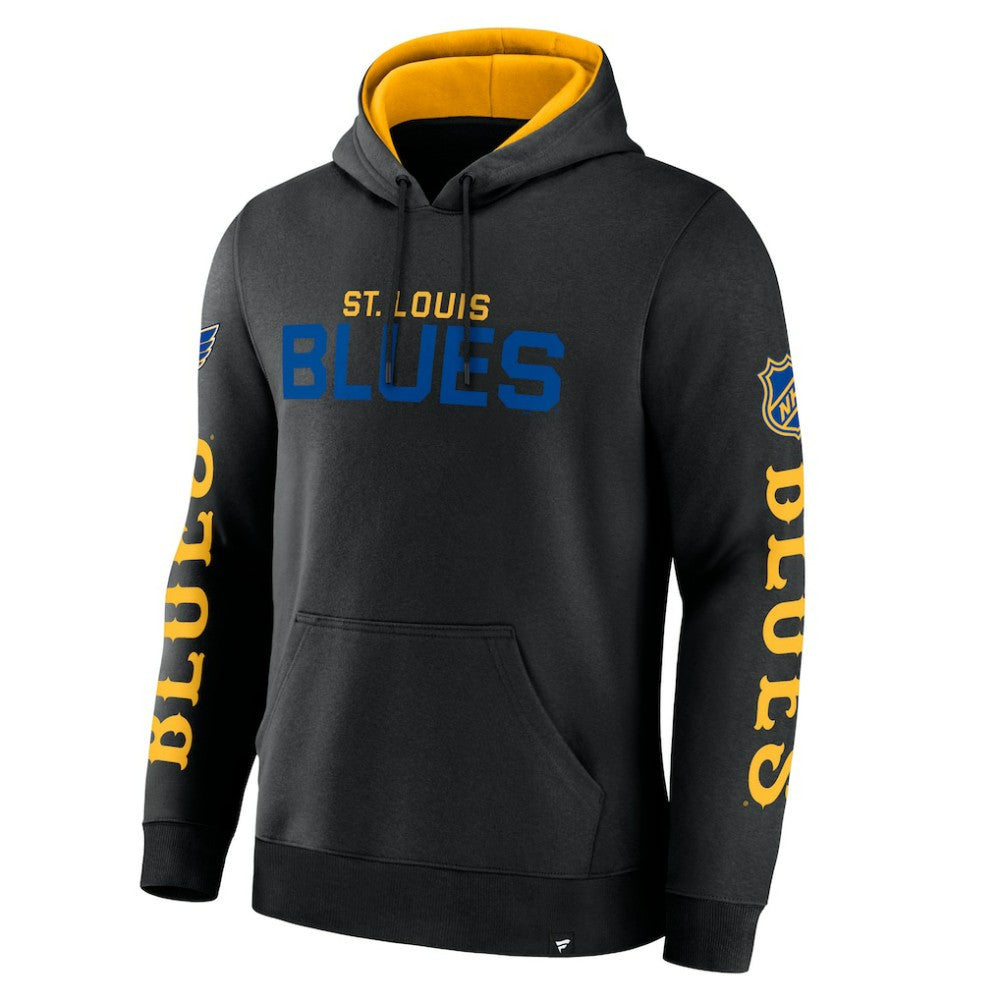 St. Louis Blues - Fanatics Big City Legacy Fleece Pullover Hoodie Black