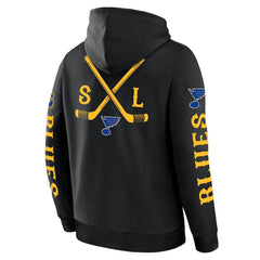 St. Louis Blues - Fanatics Big City Legacy Fleece Pullover Hoodie Black