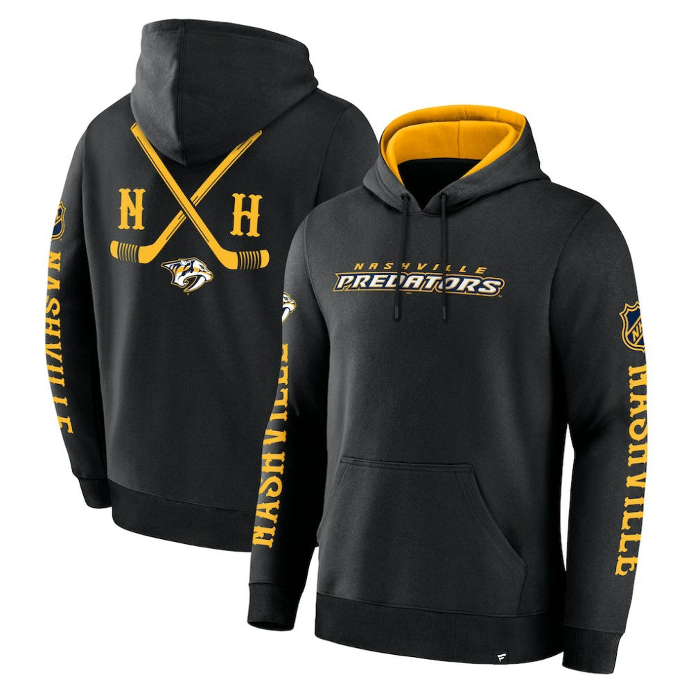 Nashville Predators - Fanatics Big City Legacy Fleece Pullover Hoodie Black