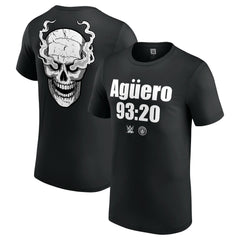 "Stone Cold" Steve Austin WWE x Manchester City Aguero 93:20 T-Shirts - Black