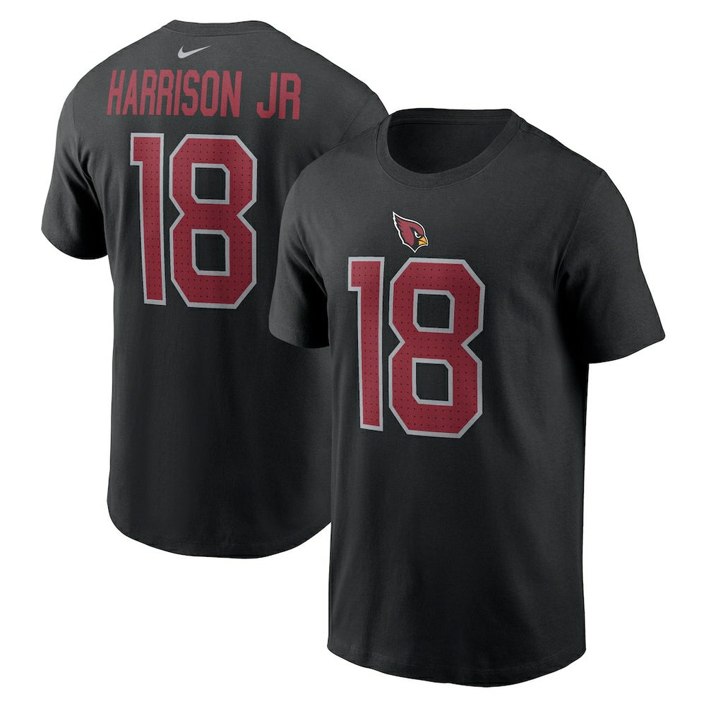 Marvin Harrison Jr. Arizona Cardinals Player Name & Number T-Shirt Black - Nike