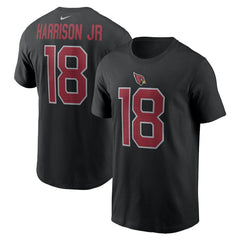 Marvin Harrison Jr. Arizona Cardinals Player Name & Number T-Shirt Black - Nike