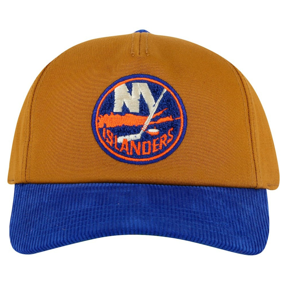 New York Islanders - American Needle Burnett Adjustable Hat Tan/Royal