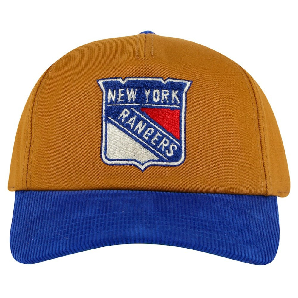 New York Rangers American Needle Burnett Adjustable Hat Tan/Blue