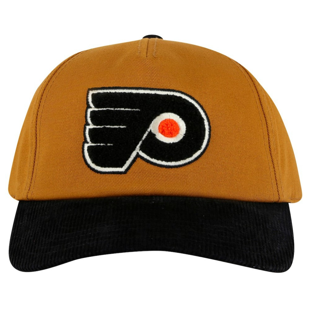 Philadelphia Flyers - American Needle Burnett Adjustable Hat Tan/Black