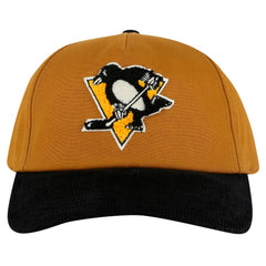 Pittsburgh Penguins American Needle Burnett Adjustable Hat Tan/Black