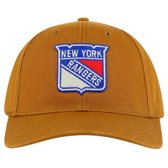 New York Rangers American Needle Hepcat Washed Twill Adjustable Hat Tan