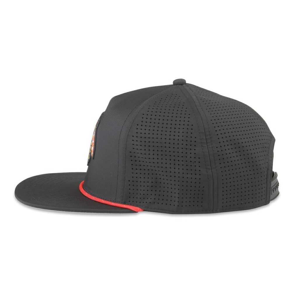 Chicago Blackhawks American Needle Buxton Pro Tech Adjustable Hat Black