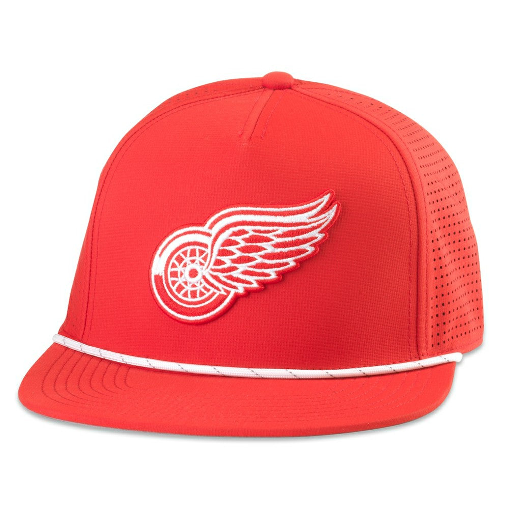 Detroit Red Wings - American Needle Buxton Pro Tech Adjustable Hat Red