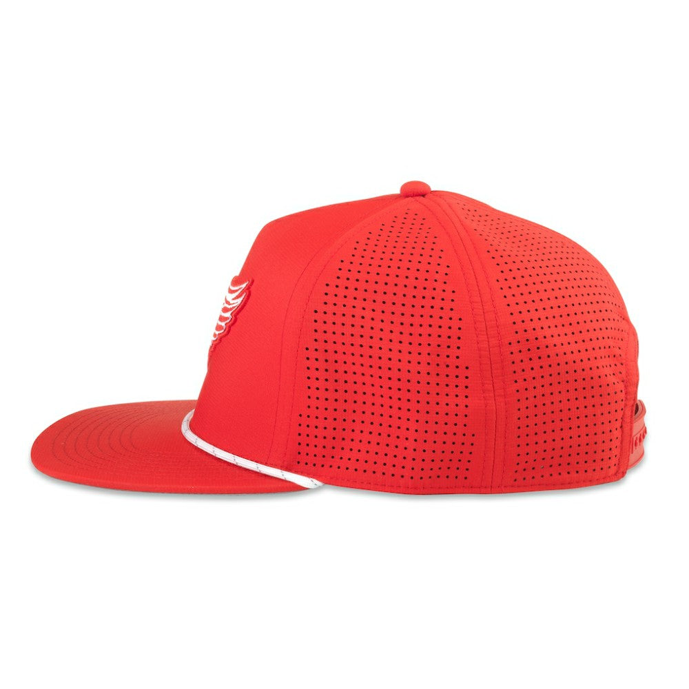 Detroit Red Wings - American Needle Buxton Pro Tech Adjustable Hat Red