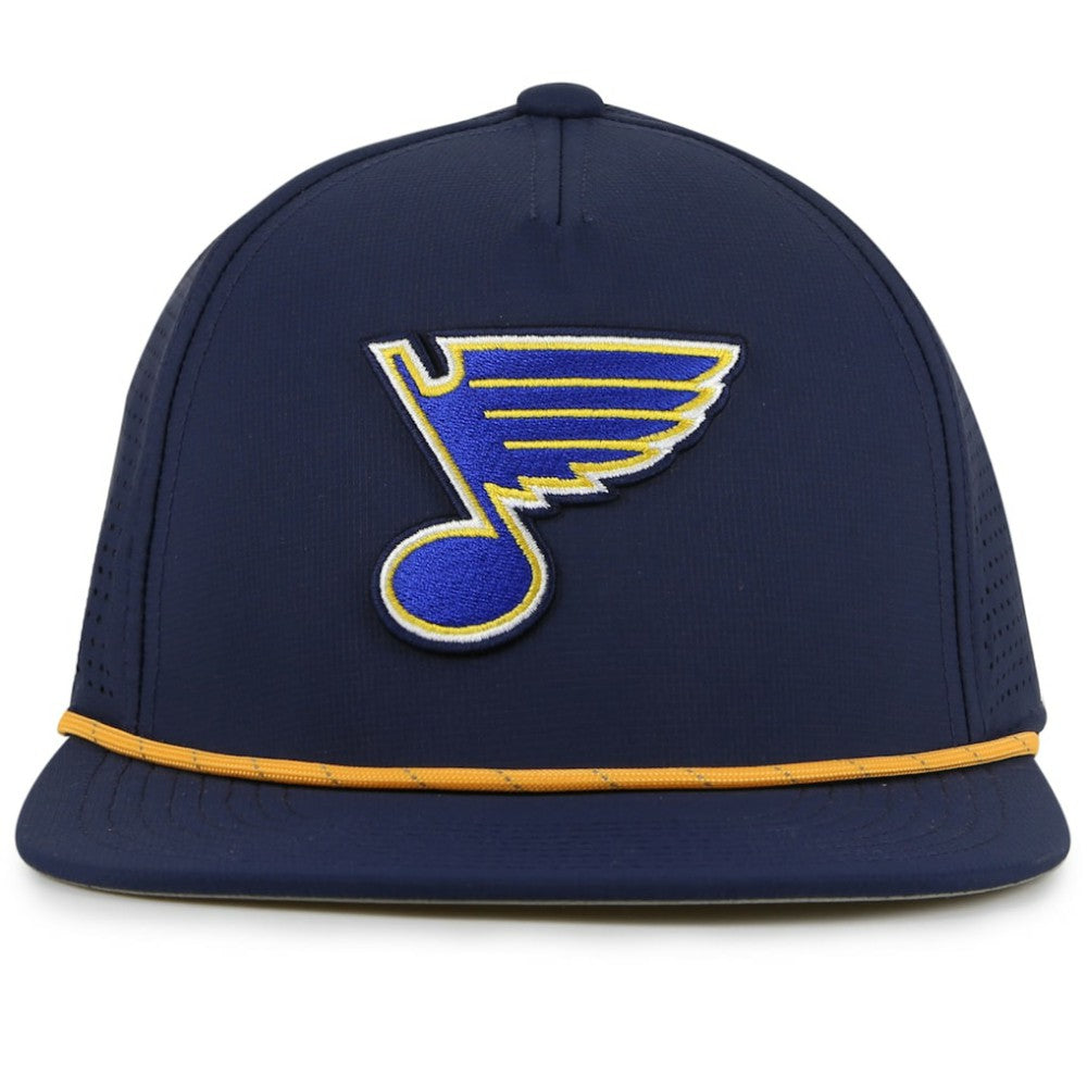 St. Louis Blues - American Needle Buxton Pro Tech Adjustable Hat Navy