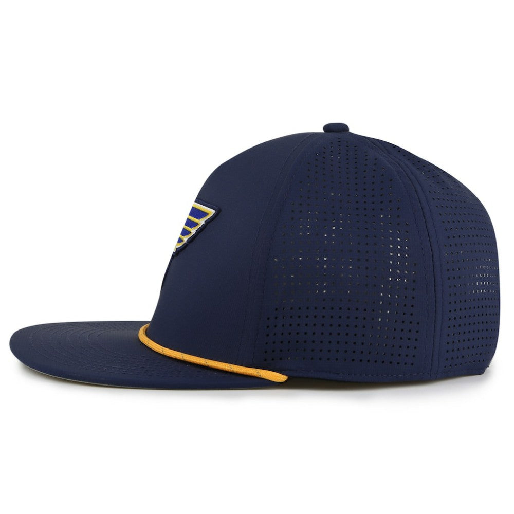 St. Louis Blues - American Needle Buxton Pro Tech Adjustable Hat Navy