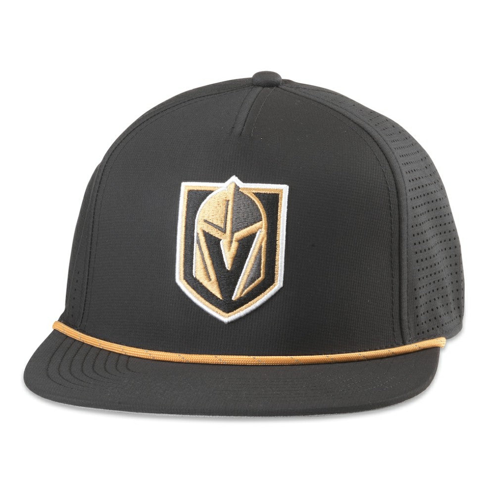Vegas Golden Knights American Needle Buxton Pro Tech Adjustable Hat Black