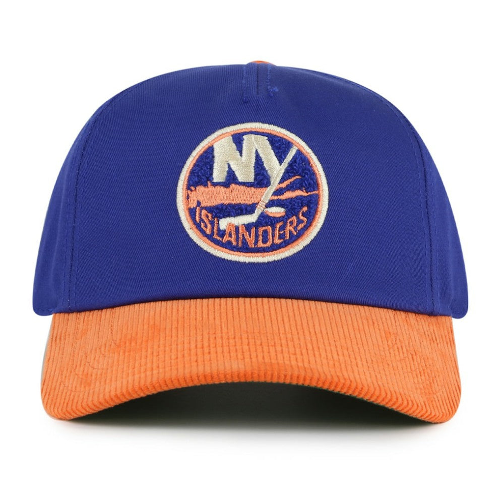 New York Islanders - American Needle Burnett Adjustable Hat Royal/Orange