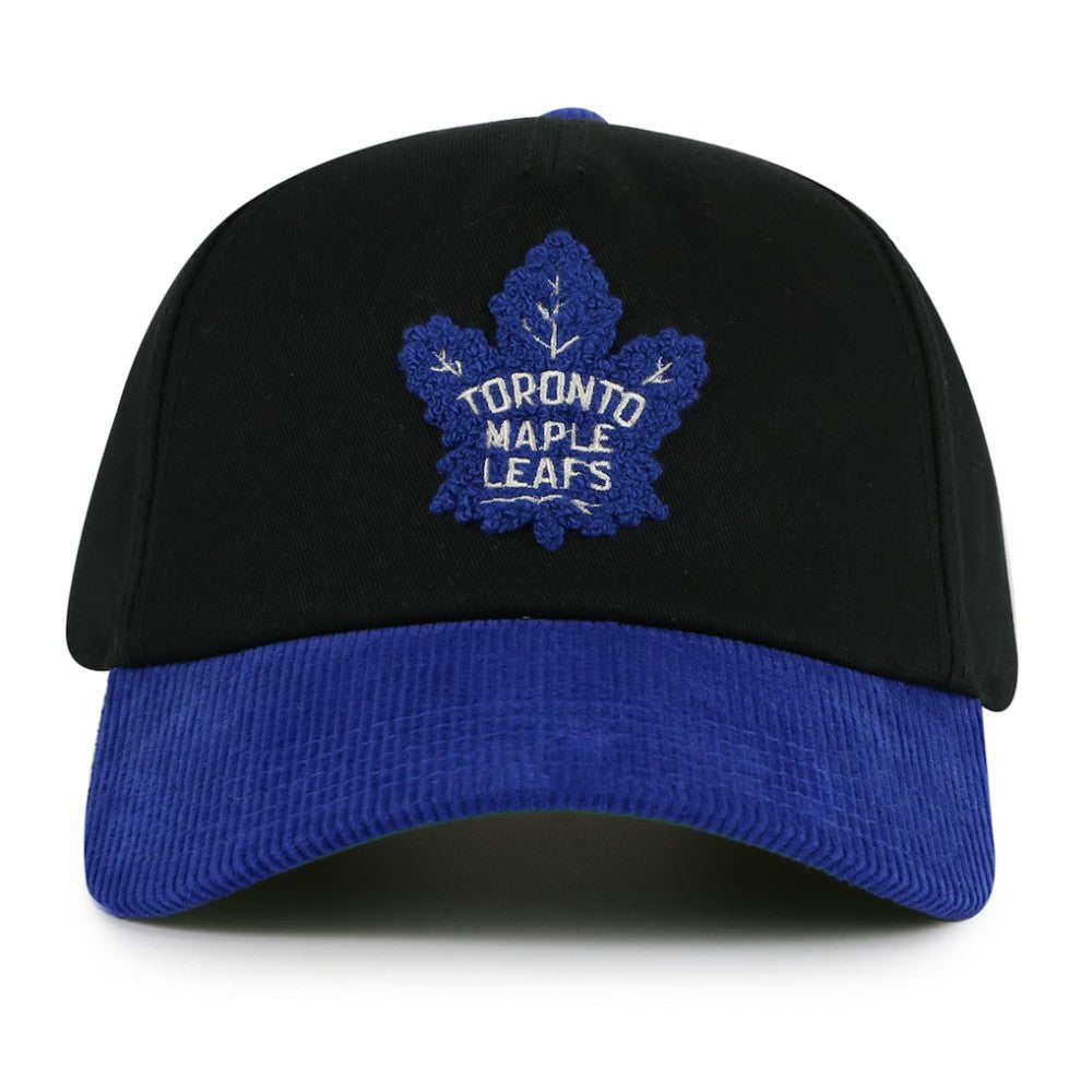 Toronto Maple Leafs - American Needle Burnett Adjustable Hat Black/Blue