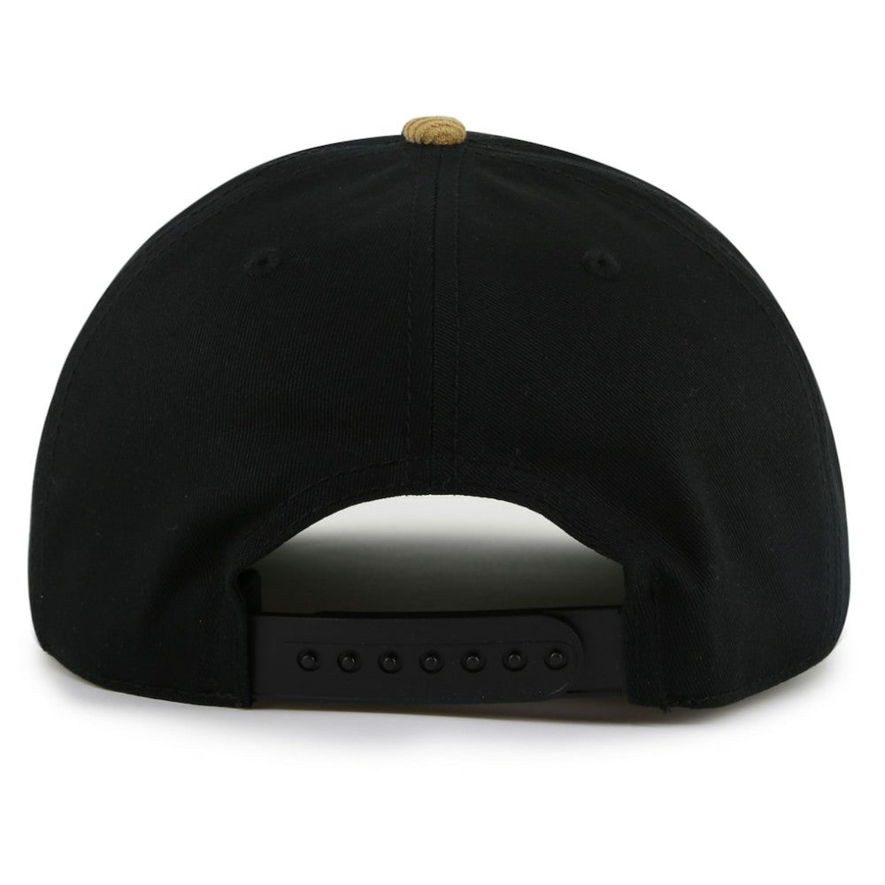 Vegas Golden Knights American Needle Burnett Adjustable Hat Black/Gold