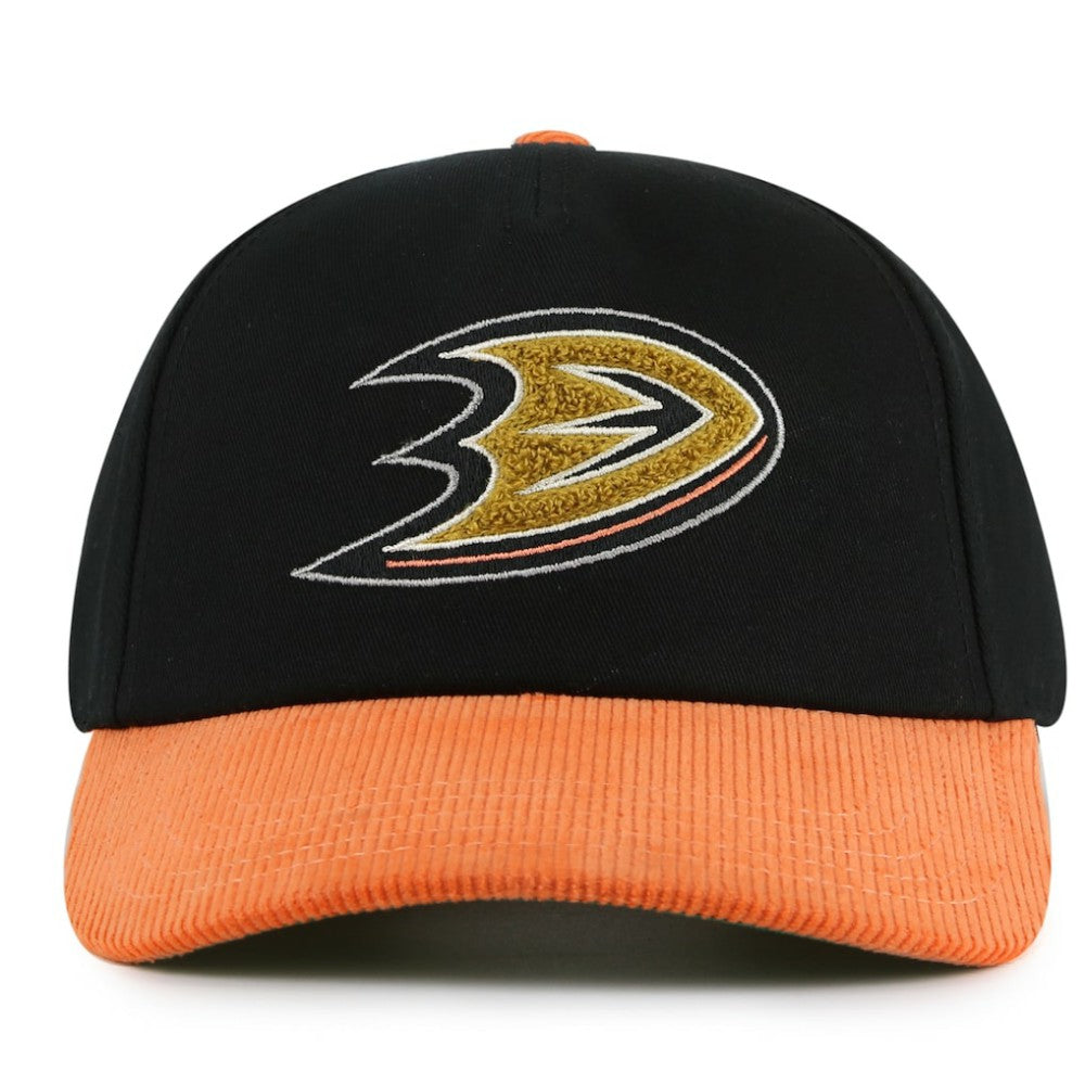 Anaheim Ducks - American Needle Burnett Adjustable Hat Black/Orange