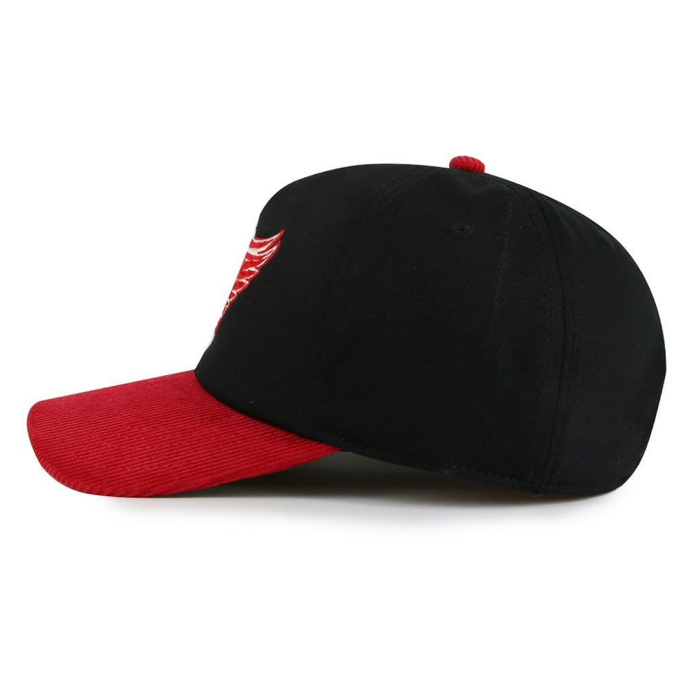 Detroit Red Wings - American Needle Burnett Adjustable Hat Black/Red