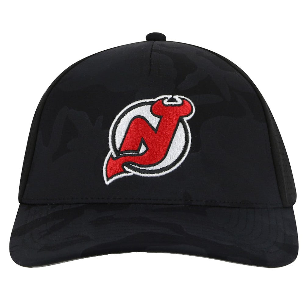 New Jersey Devils - American Needle Valin Camo Super Tech Vented Adjustable Hat Black