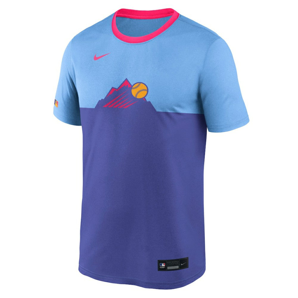 Colorado Rockies Nike Authentic Collection City Connect Velocity Dri-FIT T-Shirt Online