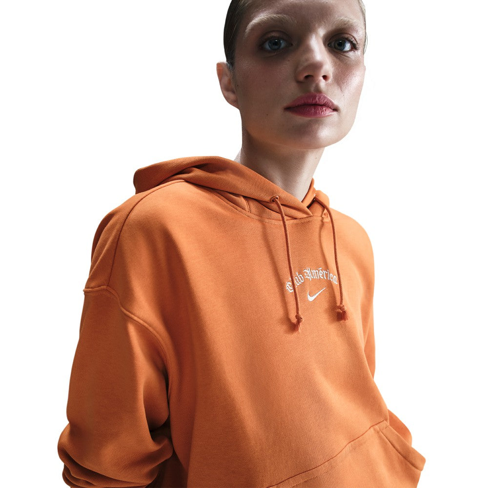 Nike Club America Women's CA x CA Phoenix Fleece Pullover Hoodie - Orange
