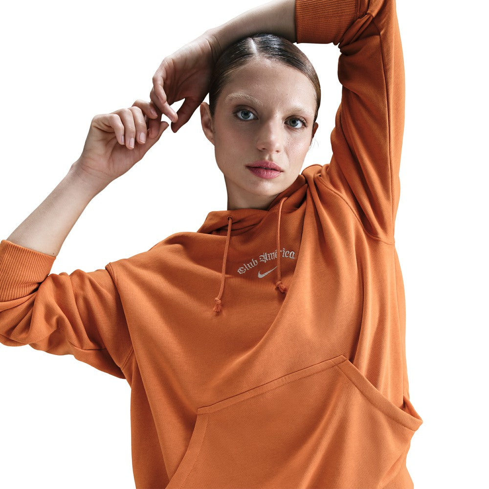 Nike Club America Women's CA x CA Phoenix Fleece Pullover Hoodie - Orange