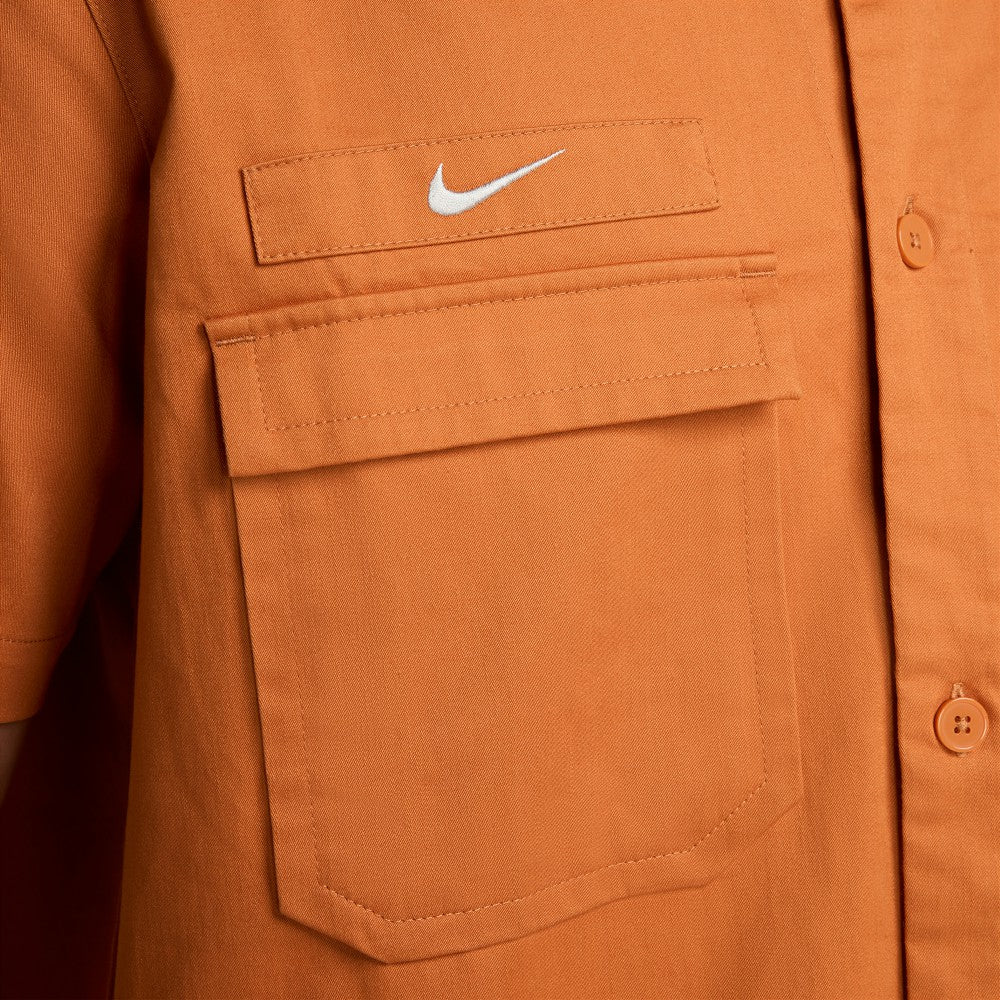 Nike Club America CA x CA Woven Button-Down Shirt - Burnt Orange