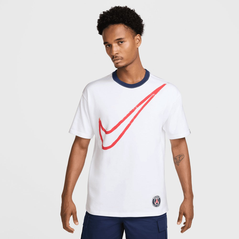 Nike Paris Saint-Germain Swoosh T-Shirts - White