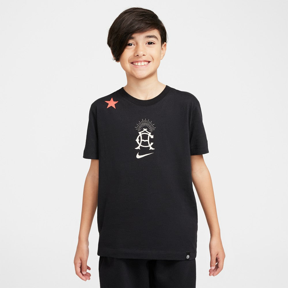 Nike Club America Youth CA x CA Heritage T-Shirts - Black
