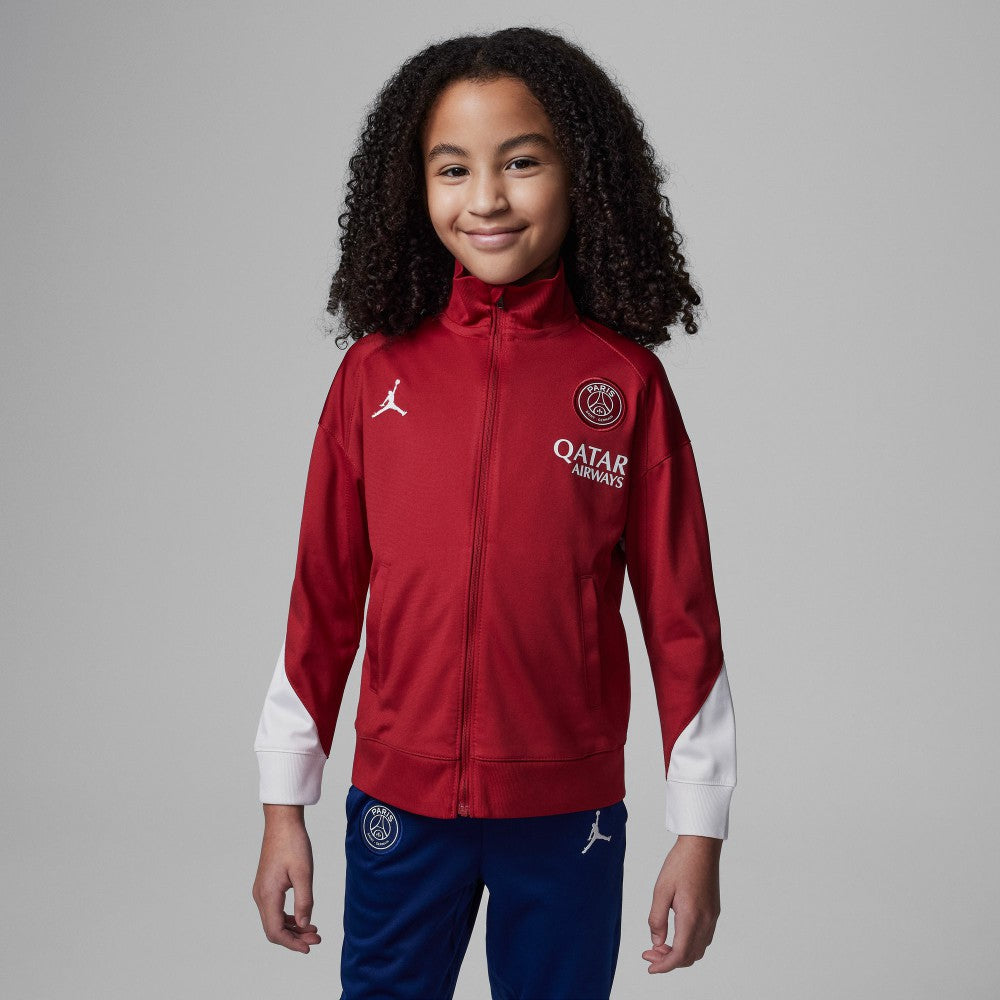 Jordan Paris Saint-Germain Jordan Brand Preschool 2024/25 Fourth Strike Full-Zip Track Suit - Red
