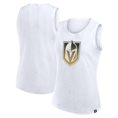 Vegas Golden Knights Fanatics Women's Slub Tank Top White