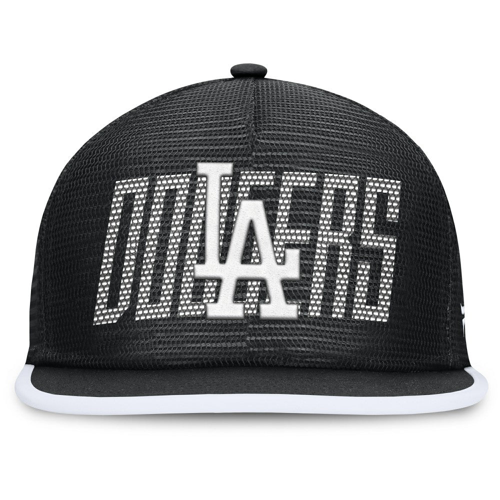 Los Angeles Dodgers Fanatics Let's Glow Line Drive Snapback Hat for sale