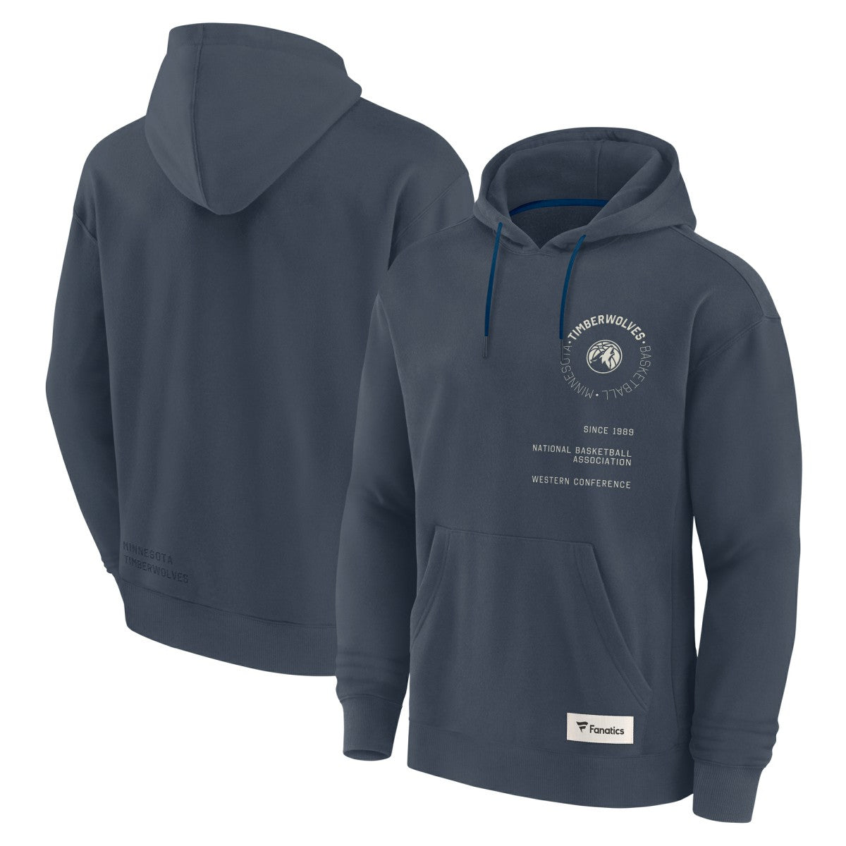 Fanatics - Minnesota Timberwolves Future Ground Info Elements Premium Pullover Hoodie - Blue