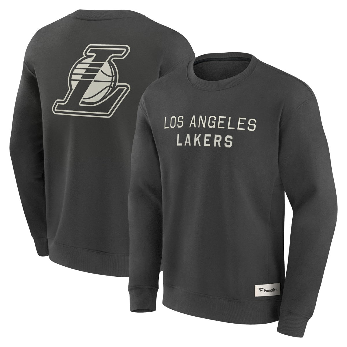 Fanatics - Los Angeles Lakers Elements Future Ground Lettering Pullover Sweatshirt - Gray