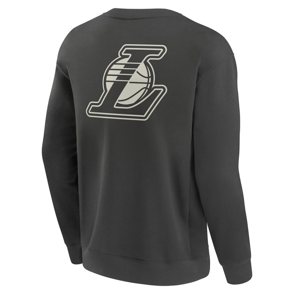 Fanatics - Los Angeles Lakers Elements Future Ground Lettering Pullover Sweatshirt - Gray
