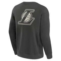 Fanatics - Los Angeles Lakers Elements Future Ground Lettering Pullover Sweatshirt - Gray