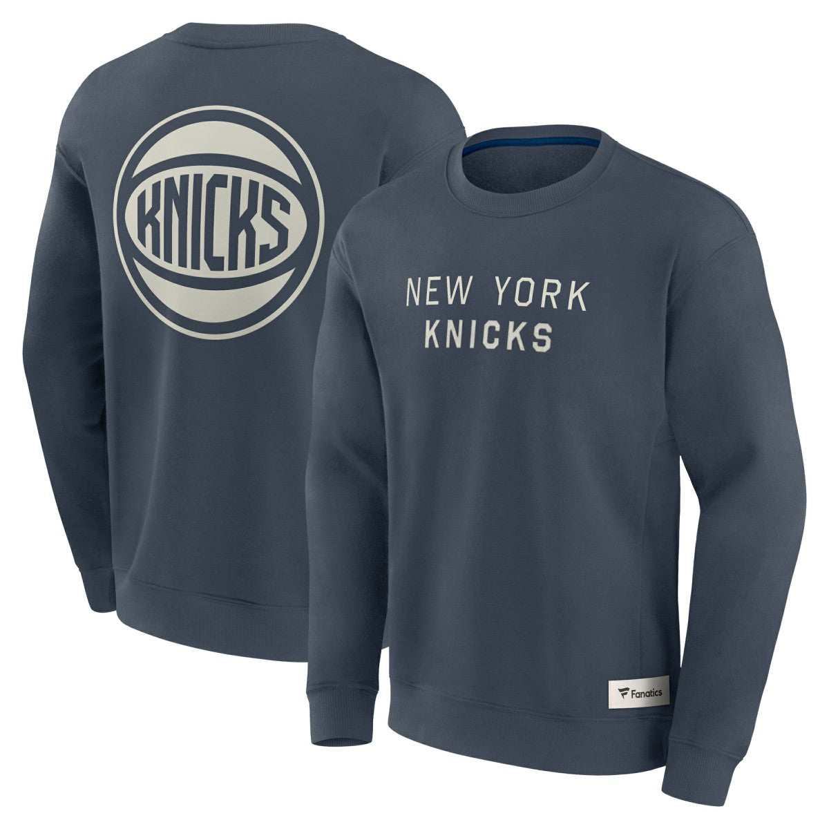Fanatics - New York Knicks Elements Future Ground Lettering Pullover Sweatshirt - Blue
