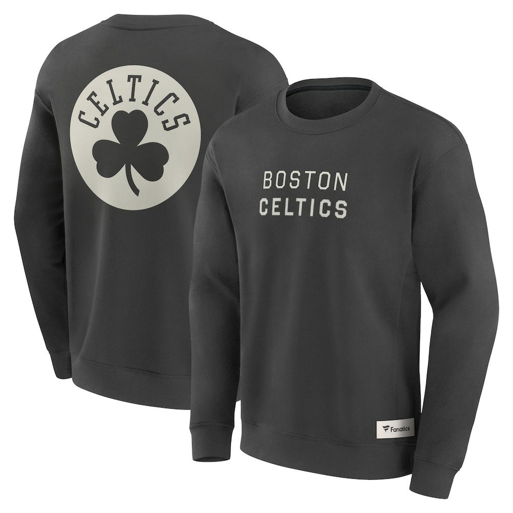 Fanatics - Boston Celtics Elements Future Ground Lettering Pullover Sweatshirt - Gray