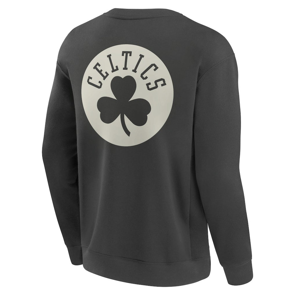 Fanatics - Boston Celtics Elements Future Ground Lettering Pullover Sweatshirt - Gray