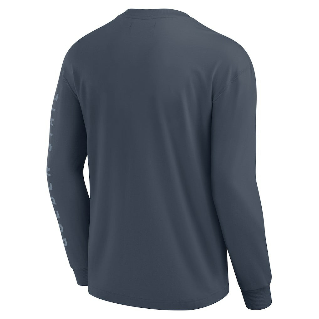 Fanatics - Golden State Warriors Elements Future Ground Tonal Info Long Sleeve T-Shirt - Blue