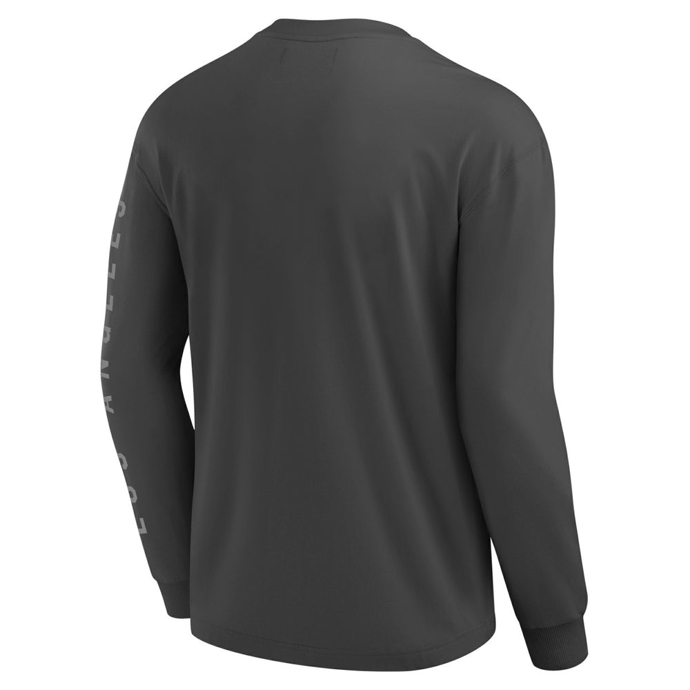 Fanatics - Los Angeles Lakers Elements Future Ground Tonal Info Long Sleeve T-Shirt - Gray