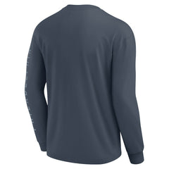 Fanatics - Philadelphia 76ers Elements Future Ground Tonal Info Long Sleeve T-Shirt - Blue