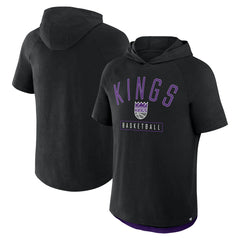 Fanatics - Sacramento Kings Pass Legend Raglan Hoodie T-Shirt - Black