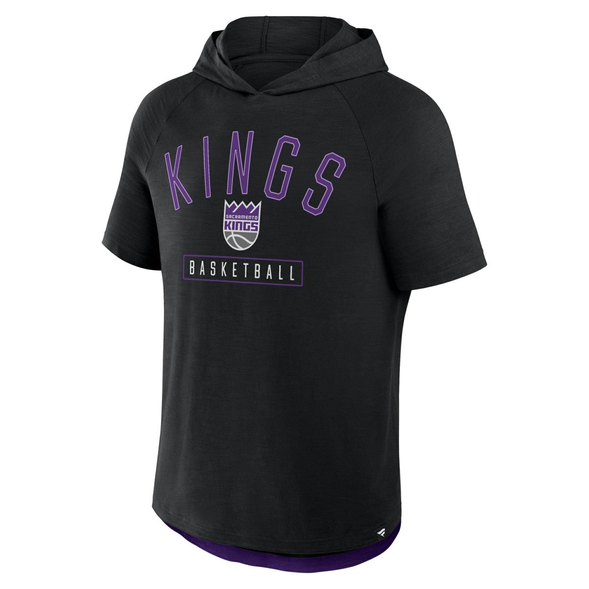 Fanatics - Sacramento Kings Pass Legend Raglan Hoodie T-Shirt - Black
