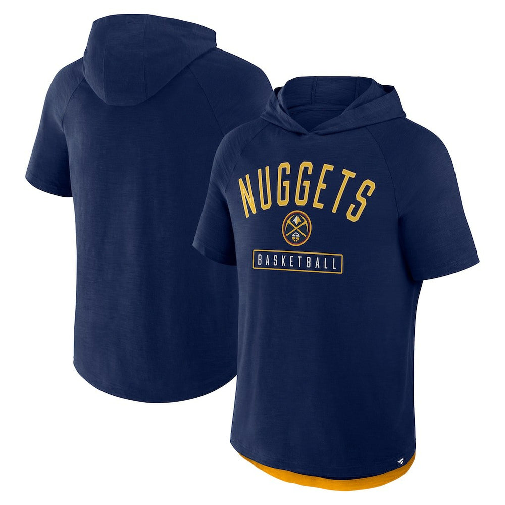 Fanatics - Denver Nuggets Pass Legend Raglan Hoodie T-Shirt - Navy
