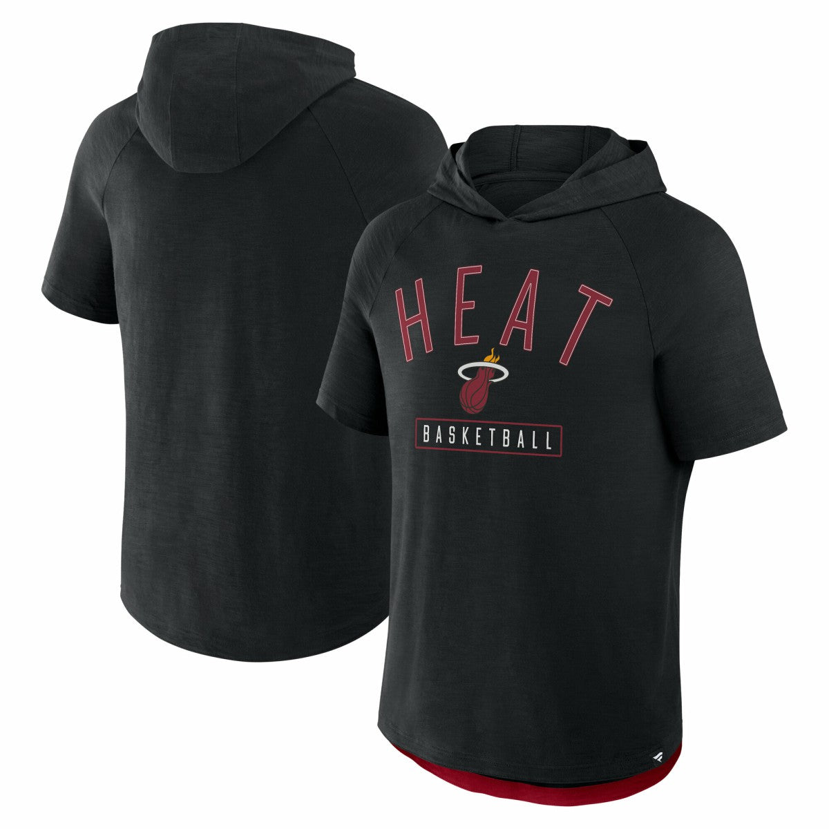 Fanatics - Miami Heat Pass Legend Raglan Hoodie T-Shirt - Black