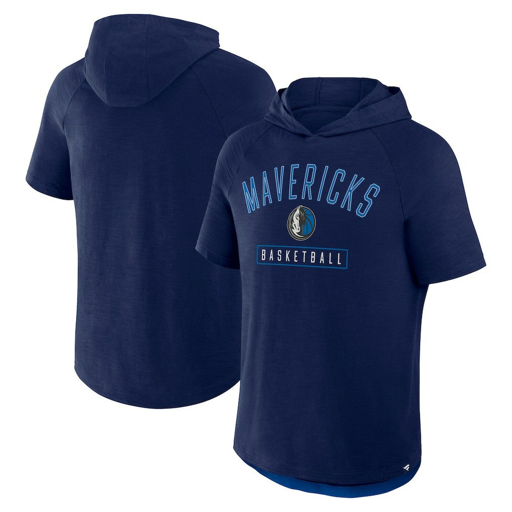 Fanatics - Dallas Mavericks Pass Legend Raglan Hoodie T-Shirt - Navy