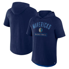 Fanatics - Dallas Mavericks Pass Legend Raglan Hoodie T-Shirt - Navy
