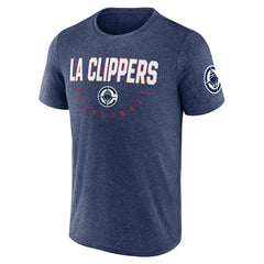 NBA - LA Clippers Logo Athletic Block Practice Performance T-Shirt - Heather Navy